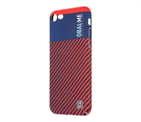 OBAL:ME Flossy Stripes Kryt pro Apple iPhone 7/8/SE2020/SE2022 modrá/červená