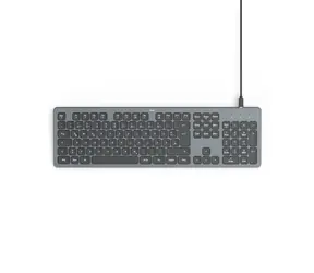 Hama CK-400 černá / Kancelářská klávesnice / podsvícená / USB-A/C / CZ/SK Layout