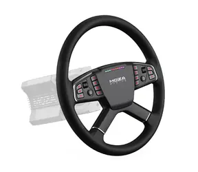 MOZA TSW Truck Wheel Lenkrad černá / Závodní volant pro nákladní vozidla / 40 cm / 18 tlačítek 