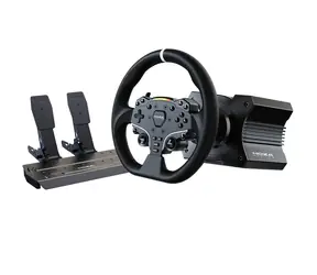 MOZA R5 Racing Set / Závodní sada volantu a pedálu / rozvor R5 DD / pedály SR-P Lite / motáž na stůl 
