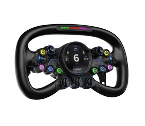 MOZA Vision GS Simracing Lenkrad / Volant pro závodní simulátory / kůže / 31 cm / 2 pádla / 8 tlačítek 