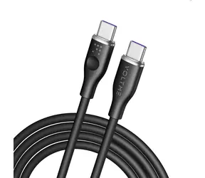 VOLTME Powerlink Moss Series CTC Kabel USB-C(M) 5A/100W 1.8m bílá / 2x USB-C(M)