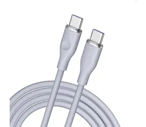 VOLTME Powerlink Moss Series CTC Kabel USB-C(M) 5A/100W 1.8m šedá / 2x USB-C(M)