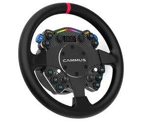 Cammus C12 Direct Drive černá / Závodní volant / 2 pádla / 20 tlačítek