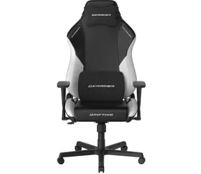 DXRacer DRIFTING Herní židle černo-bílá / 122-132 cm / syntetická kůže / 125 kg / 3D-Područky