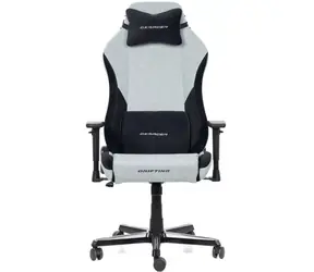 DXRacer DRIFTING Herní židle šedo-černá látková / 122-132 cm / látka / 125 kg / 3D-Područky