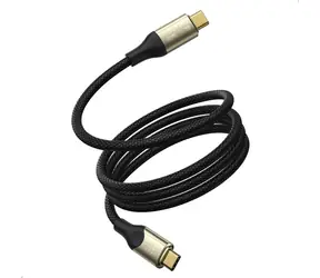 VOLTME Powerlink Utron Series CTC Kabel USB-C(M) 5A/240W 2m černá / 2x USB-C(M)