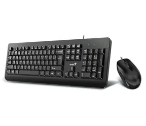 GENIUS KM-160 černá / Drátový set / Copilot / USB/ CZ+SK layout