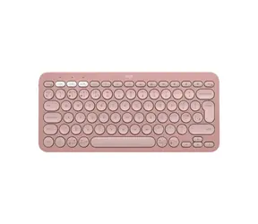 Logitech K380s Pebble Keys 2 růžová / Bezdrátová klávesnice / BT / USB / CZ&SK Layout