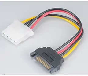 AKASA Adaptér SATA na 4pin Molex - 15 cm 2 ks