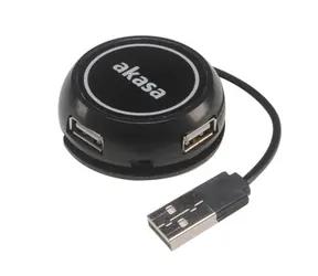AKASA USB hub 2.0 Connect4C 4-IN-1 / 4x USB-A 2.0