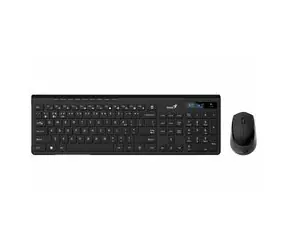 Rozbaleno - GENIUS SlimStar 8230 černá/Bezdrátový set klávesnice a myši/Bluetooth+2.4 GHz/připojení až 3 zařízení/CZ+SK / rozbaleno