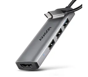 AXAGON HMC-H3A, USB 5Gbps hub, 3x USB-A, HDMI 4k/30Hz, kabel USB-C 15cm