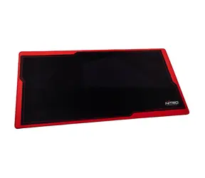 Nitro Concepts Deskmat černo-červená / Herní podložka pod myš / 1200x600mm 