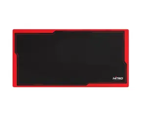 Nitro Concepts Deskmat černo-červená / Herní podložka pod myš / 1600x800mm 