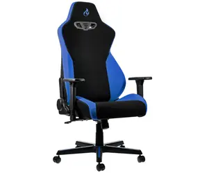 Nitro Concepts S300 Galactic Blue modrá / Herní židle / látka / nastavitelná / pojezová kolečka / nosnost 135 kg 