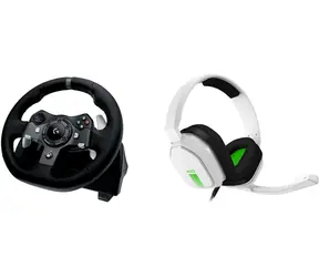 Logitech G 920 + Astro A10 / herní volant + pedály / pro Xbox One & PC / USB