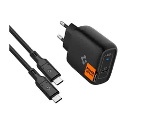 Spigen ArcStation Pro GaN 45W černá / Nabíječka / 1x USB-C / Kabel USB-C/USB-C