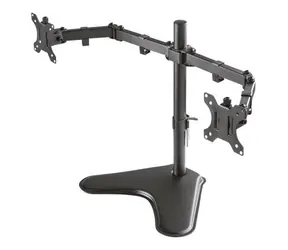 Neomounts FPMA-D550DBLACK černá / Držák displeje na stůl / 10-32" / svorka / VESA 100x100 / nosn. 2x 8kg / 2 displeje