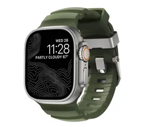 Nomad Rocky Point Band řemínek pro Apple Watch 49/46/45/44/42mm natural/forest