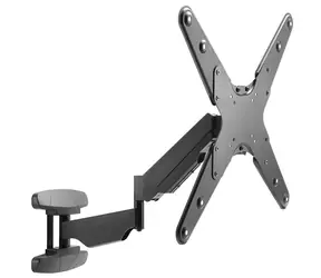 Neomounts WL70-550BL14 černá / Držák displeje na stěnu / 32-55" / sklopný / rotace / 3 čepy / VESA 400x400 / nosn. 30kg