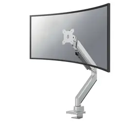 Neomounts NM-D775SILVERPLUS stříbrná / Držák zakřiv. Displeje / na stůl / 10-49" / svorka / VESA 100x100 / nosn. 10kg