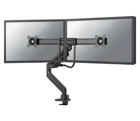 Neomounts DS75-450BL2 černá / Držák displeje na stůl / 17-32" / svorka+průchodka / VESA 100x100 / nosn.2x8kg 