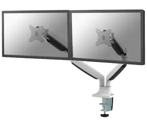 Neomounts NM-D750DWHITE bílá / držák ná stůl / na dva monitory / 10-32" / VESA 75x75/100x100 / nosn. 18kg