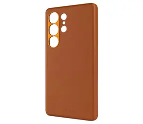FIXED Kožený zadní kryt MagLeather s podporou MagSafe pro Samsung Galaxy S25 Ultra hnědý