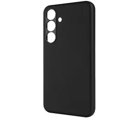 FIXED Kožený zadní kryt MagLeather s podporou MagSafe pro Samsung Galaxy S25+ černý