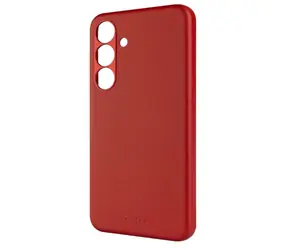 FIXED Kožený zadní kryt MagLeather s podporou MagSafe pro Samsung Galaxy S25+ červený