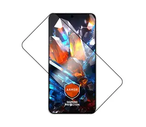 FIXED Ultra odolné tvrzené sklo Armor s Anti-dust aplikátorem a AR vrstvou pro Samsung Galaxy S25 černé