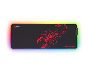 Marvo SCORP XL černá / herní podložka pod myš / 800 x 300 x 4 mm