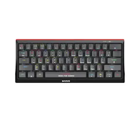 Marvo Hecate 61B (US) černá / mechanická klávesnice / RGB / USB / US Layout 