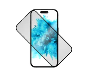 FIXED Ochranné tvrzené sklo Privacy Full-Cover pro Apple iPhone 16 černé / lepení přes celý displej
