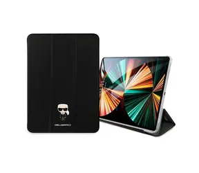 Rozbaleno - Karl Lagerfeld Metal Saffiano Pouzdro pro Apple iPad Pro 11 černá / rozbaleno