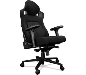 Yumisu 2050 Magnetic Material černá / Herní židle / látka / nastavitelná / pojízdná kolečka / nosnost 150 kg