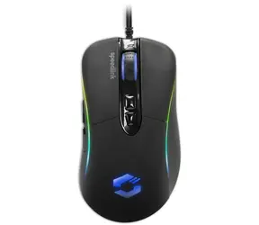 SICANOS RGB Gaming Mouse černá / drátová herní myš / optická / 5000 DPI / 7 tlačítek / USB-A / 1.8m