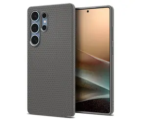 Spigen Liquid Air ochranný kryt pro Samsung Galaxy S25 Ultra marble gray