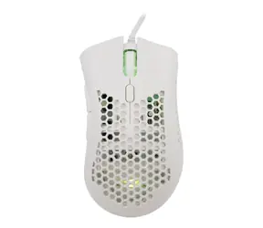 Baracuda CORAL Herní myš / Herní myš / Optický / 6D / 12800 dpi / RGB / 1.5 m / 105g / USB / Bílá