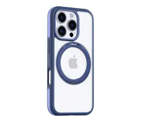 Torras Ostand R Fusion Series Case ochranný kryt pro Apple iPhone 16 Pro modrá