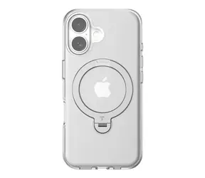 Torras Ostand Spin Case ochranný kryt pro Apple iPhone 16 Plus transparentní