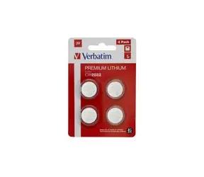 Verbatim CR2032 Lithiové 3V baterie PREMIUM 4ks