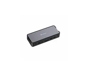 Verbatim CDS-15 USB-C Pro Docking Station / 15 portů / USB-A / USB-C / HDMI / DP / Audio / SD-microSD / RJ45