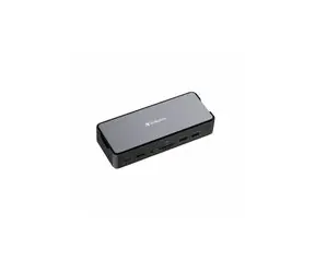 Verbatim CDS-15SSD USB-C Pro Docking station / 15 portů / SSD / USB-A / USB-C / HDMI / DP / Audio / SD+microSD / RJ45