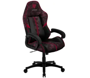 ThunderX3 BC1 CAMO černo-červená / Herní židle / syntetická kůže / pojezdová kolečka / nosnost 150 kg