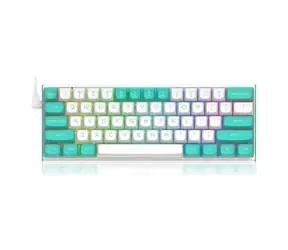 Rozbaleno - Redragon K683WB bílá / Herní klávesnice / mechanická / Redragon Magnetic / USB / US / rozbaleno