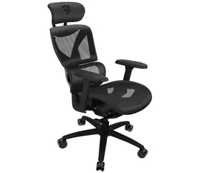 ThunderX3 XTC-Mesh černá / Ergonomická židle / nastavitelná / síťovaná / pojezdová kolečka / nosnost 150 kg