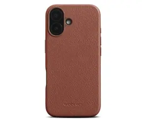 Woolnut Leather Case ochranný kryt pro Apple iPhone 16 hnědá 