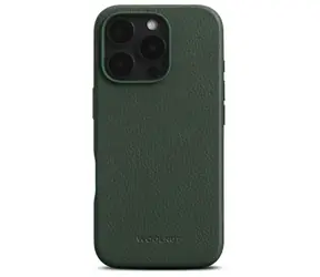 Woolnut Leather Case ochranný kryt pro Apple iPhone 16 Pro zelená